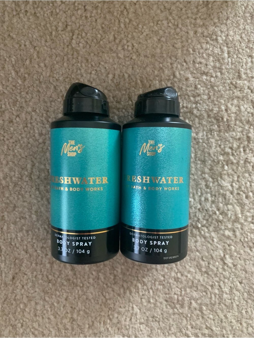 Bath & Body Works Men's Freshwater Body Spray - Teal & Black